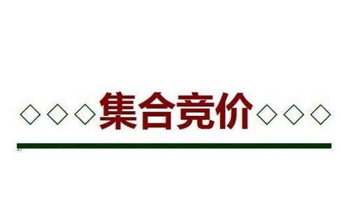 期貨集合競價是什么意思？集合競價
